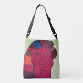 Multiracial Art Crossbody Bag Crossbody Tas (Achterkant)