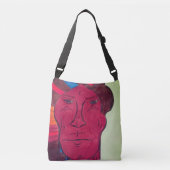 Multiracial Art Crossbody Bag Crossbody Tas (Voorkant)