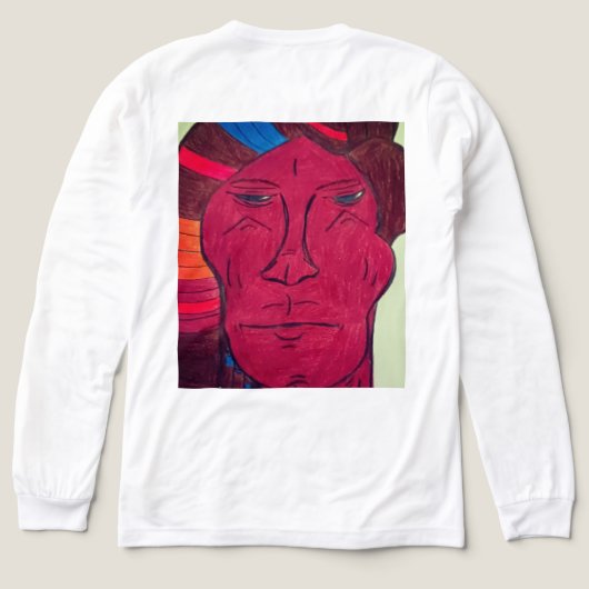 Multiracial Long Sleeved  Tri-Blend Shirt (Achterkant)