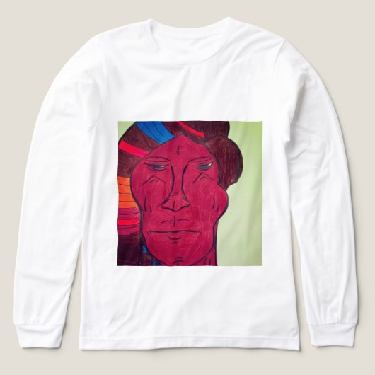 Multiracial Long Sleeved  Tri-Blend Shirt (Voorkant)