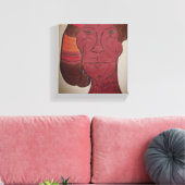 Multirraciaal kunst op canvas print (Insitu (Woonkamer))