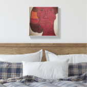 Multirraciaal kunst op canvas print (Insitu (Slaapkamer))