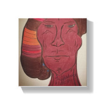 Multirraciaal kunst op canvas print