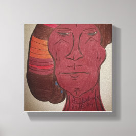 Multirraciaal kunst op canvas print