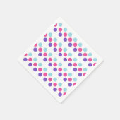 Multisexual Pride Flag Kleuren Polkadots Servet (Hoek)