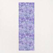 Multishades van Paarse Bloemen Yoga Mat (Voorkant)