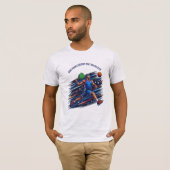 Multisport Pickleballer Sportliefhebbers Basketbal T-shirt (Voorkant volledig)