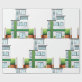 Multistorey House Cadeaupapier (Vlak)