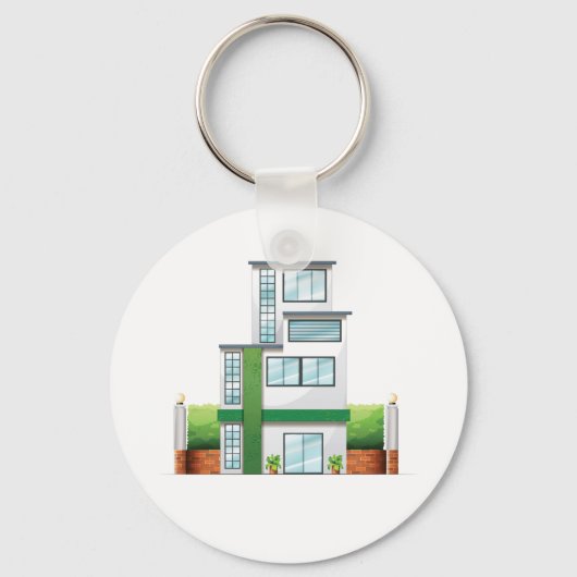 Multistorey House Sleutelhanger (Voorkant)