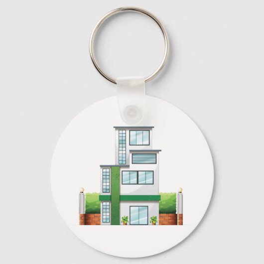 Multistorey House Sleutelhanger (Achterkant)