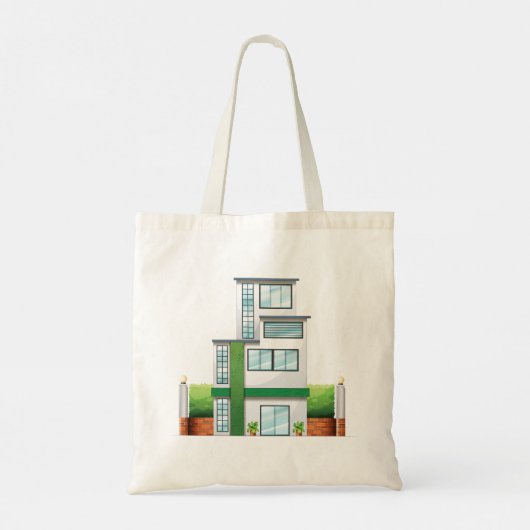 Multistorey House Tote Bag (Achterkant)