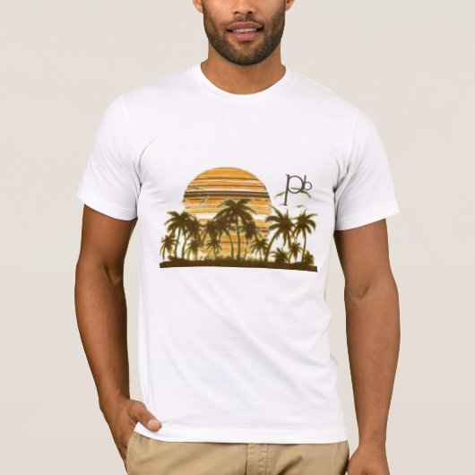 MultiStripSunset T-shirt (Voorkant)