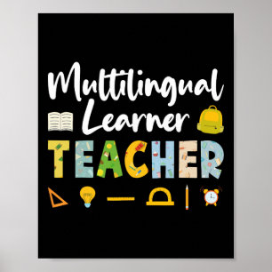 Multitalige leerkrachten - tweetalige docent poster