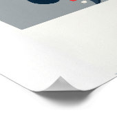 Multitasker Abstracte Vloeibare Kunst - Moderne Re Poster (Hoek)