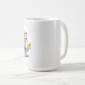 Multitasker – Funny Chaotic Octopus Dark Humor  Koffiemok (Voorkant rechts)