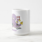 Multitasker – Grappige Chaotische Octopus Donkere Koffiemok (Center)