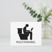 Multitasking Briefkaart (Staand voorkant)