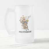 Multitasking Bull Rider Matglas Bierpul (Links)