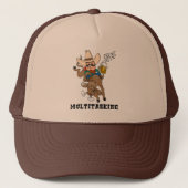 Multitasking Bull Rider Trucker Pet (Voorkant)