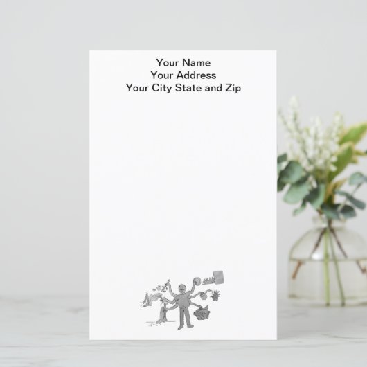 Multitasking expert (Staand voorkant)