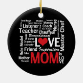 Multitasking mam - Moederdag of mam's verjaardag Keramisch Ornament (Achterkant)