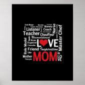 Multitasking mam - Moederdag of mam's verjaardag Poster (Voorkant)