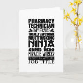 Multitasking Ninja Kaart (Gele Bloem)