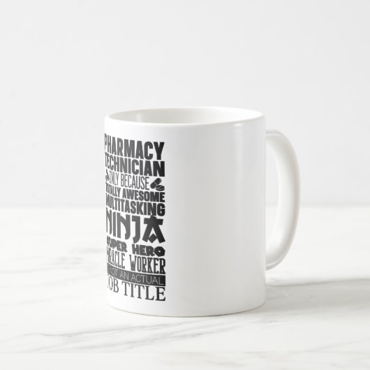 Multitasking Ninja Koffiemok (Voorkant rechts)
