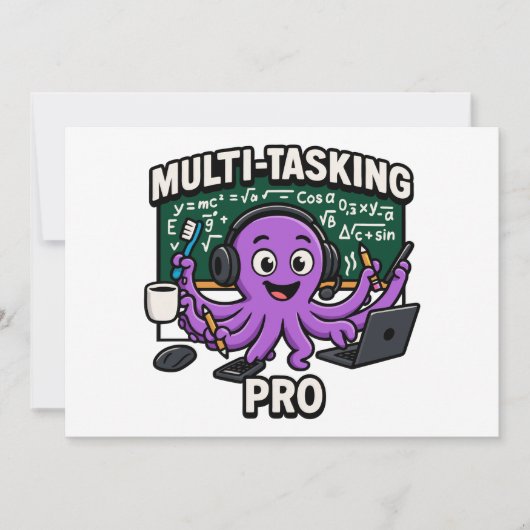 Multitasking Octopus Classroom Learner Pro Kaart (Voorkant)