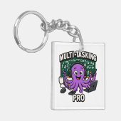 Multitasking Octopus Classroom Learner Pro Sleutelhanger (Voorkant Links)