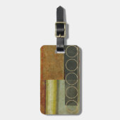 Multitextured Abstract schilderen door Visual Stud Bagagelabel (Voorkant verticaal)