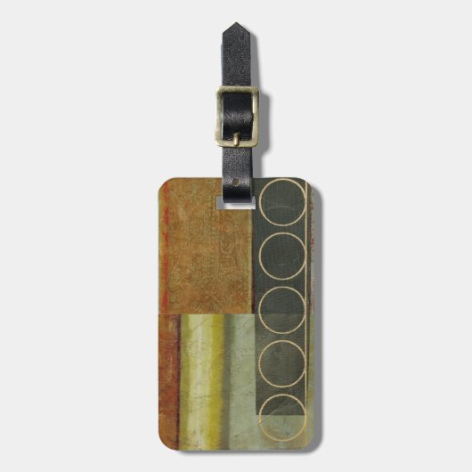 Multitextured Abstract schilderen door Visual Stud Bagagelabel (Voorkant verticaal)