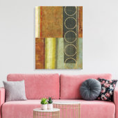 Multitextured Abstract schilderen door Visual Stud Canvas Afdruk (Insitu (Woonkamer))