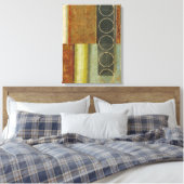 Multitextured Abstract schilderen door Visual Stud Canvas Afdruk (Insitu (Slaapkamer))