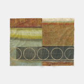 Multitextured Abstract schilderen door Visual Stud Fleece Deken (Voorkant (Horizontaal))