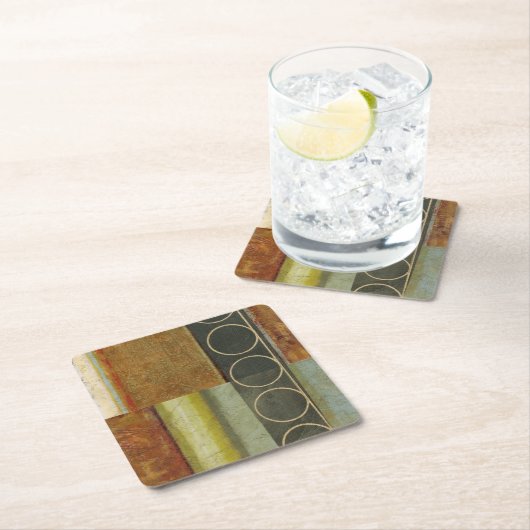 Multitextured Abstract schilderen door Visual Stud Kartonnen Onderzetters (Insitu)