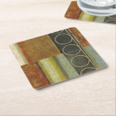 Multitextured Abstract schilderen door Visual Stud Kartonnen Onderzetters (Schuin)