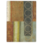 Multitextured Abstract schilderen door Visual Stud Klembord (Achterkant)