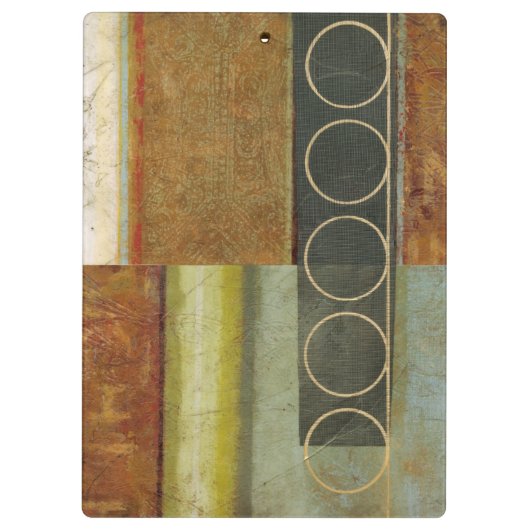 Multitextured Abstract schilderen door Visual Stud Klembord (Achterkant)