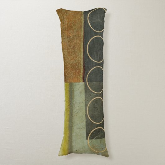 Multitextured Abstract schilderen door Visual Stud Lichaamskussen (Voorkant Verticaal)