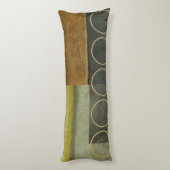 Multitextured Abstract schilderen door Visual Stud Lichaamskussen (Achterkant (Verticaal))