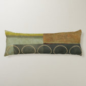 Multitextured Abstract schilderen door Visual Stud Lichaamskussen (Voorkant)