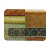 Multitextured Abstract schilderen door Visual Stud Magneet (Horizontaal)