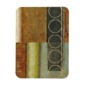 Multitextured Abstract schilderen door Visual Stud Magneet (Verticaal)