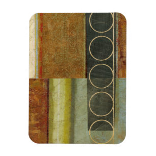 Multitextured Abstract schilderen door Visual Stud Magneet