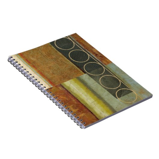 Multitextured Abstract schilderen door Visual Stud Notitieboek (Rechterzijde)