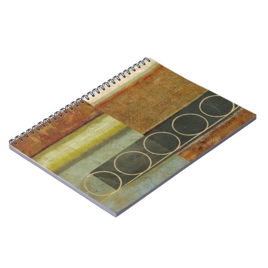 Multitextured Abstract schilderen door Visual Stud Notitieboek (Linkerzijde)