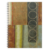 Multitextured Abstract schilderen door Visual Stud Notitieboek (Voorkant)