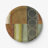 Multitextured Abstract schilderen door Visual Stud Papieren Bordje (Voorkant)