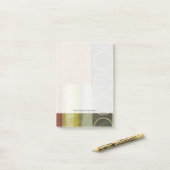 Multitextured Abstract schilderen door Visual Stud Post-it® Notes (Op bureau)